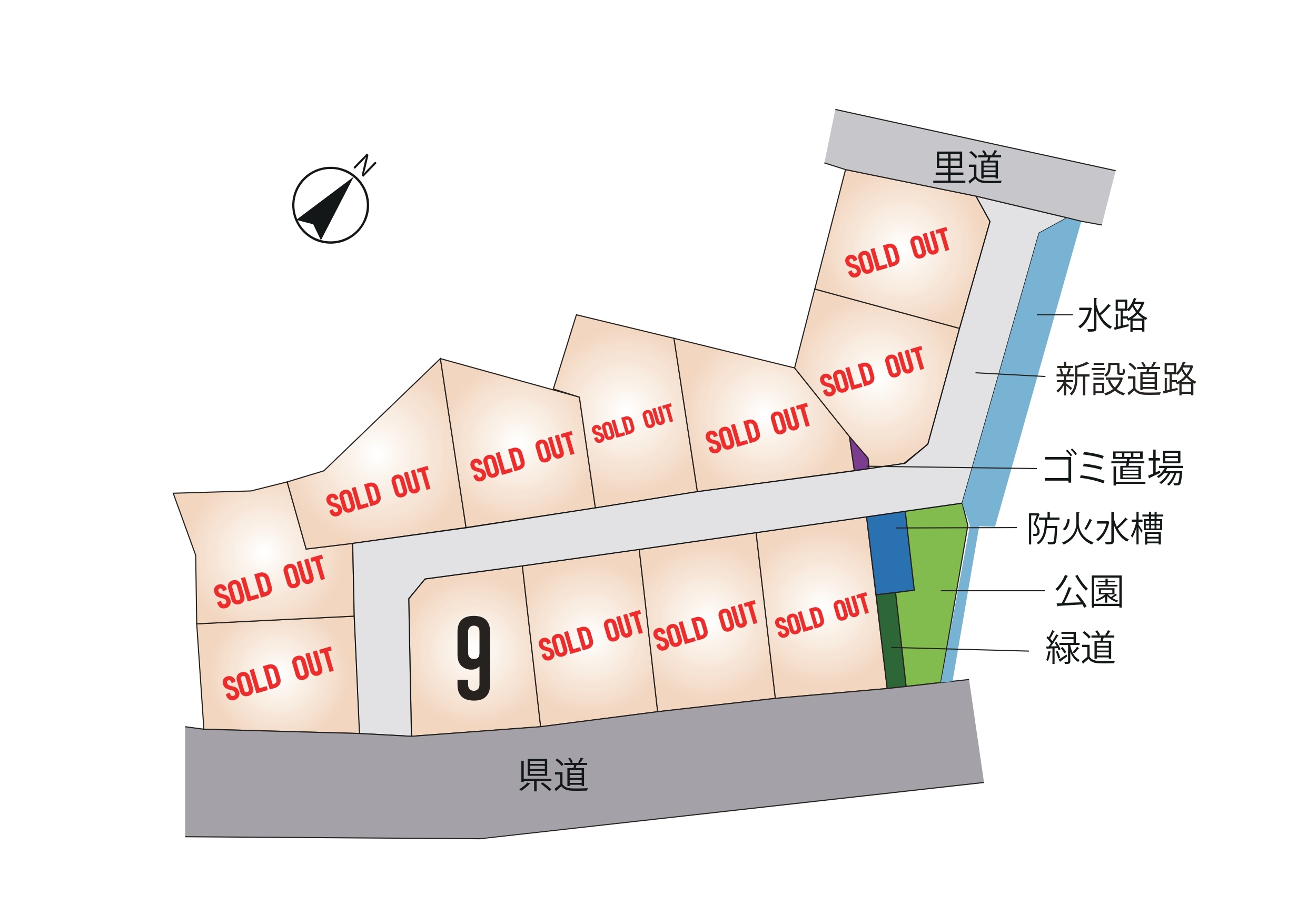 東区 画図町下無田 全12区画【⑨号地】