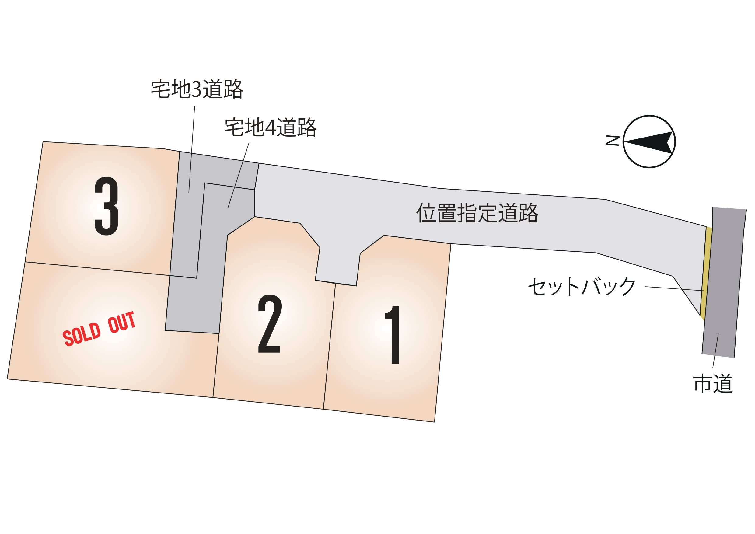 西区 池田3丁目 全4区画【②号地】