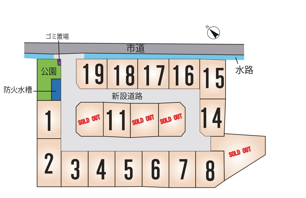 宇土市 岩古曽町 全19区画【②号地】