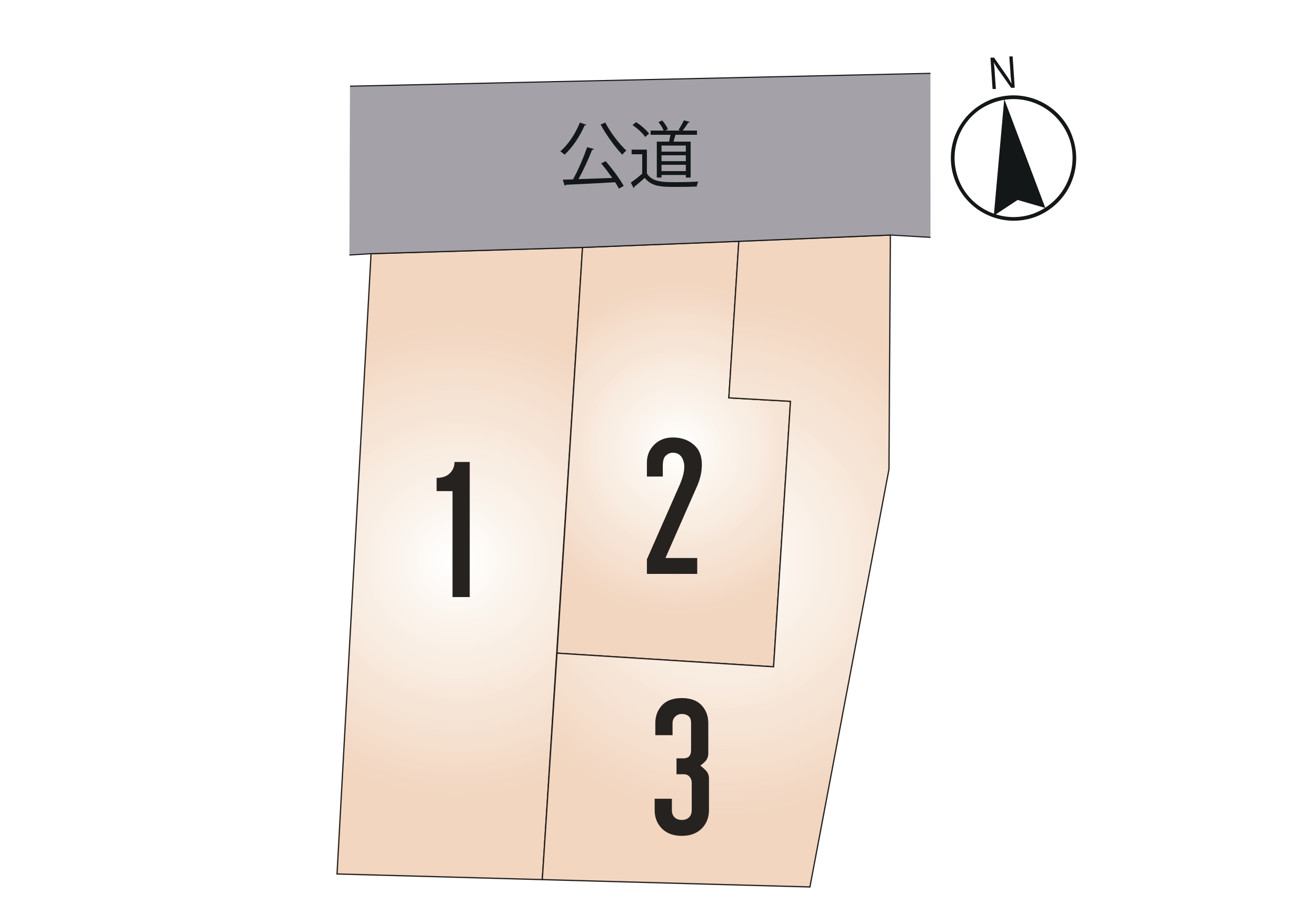 西区 島崎 全3区画【②号地】