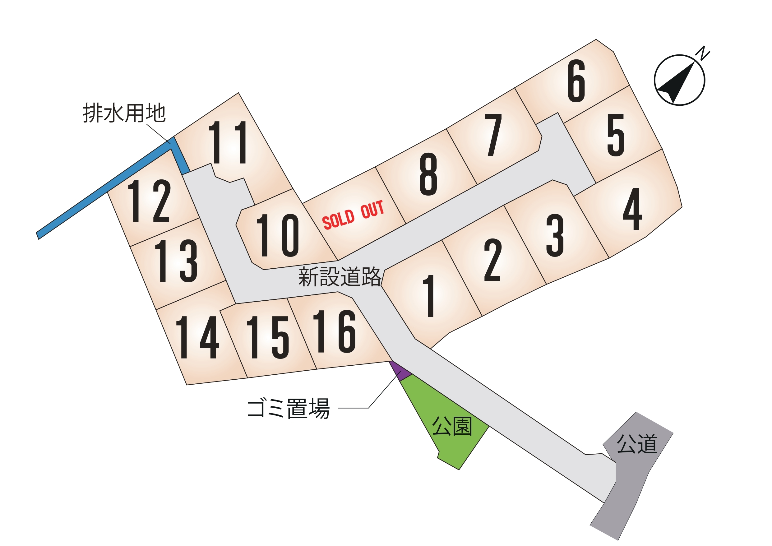 大津町 杉水 全16区画【⑯号地】