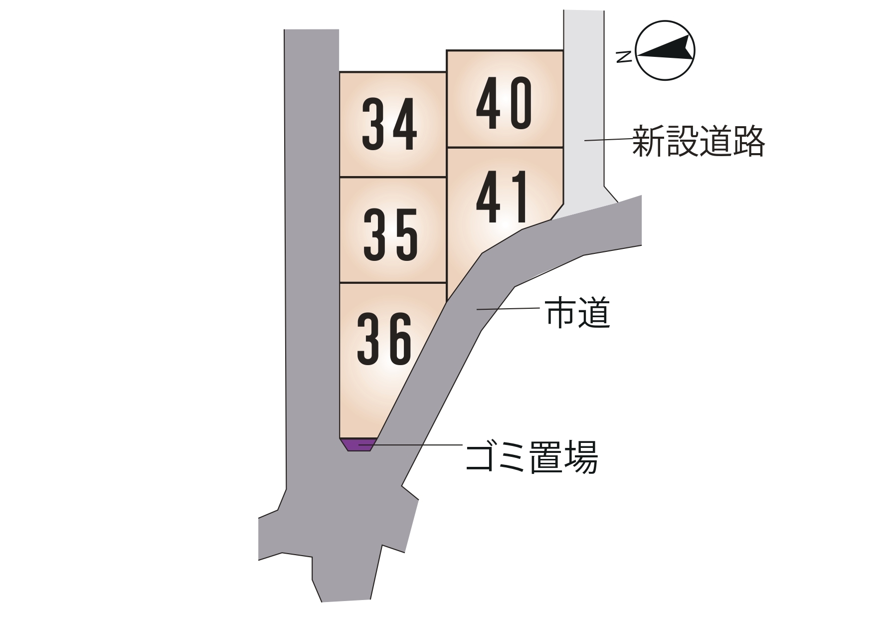 菊池市 泗水町ぽかぽかの森 全5区画【㉟号地】