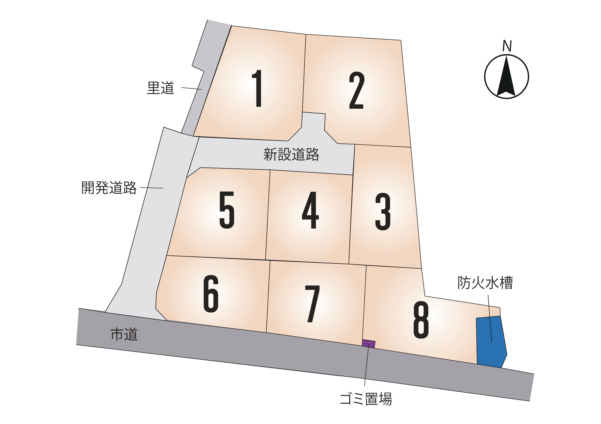 南区 城南町今吉野 全8区画【③号地】