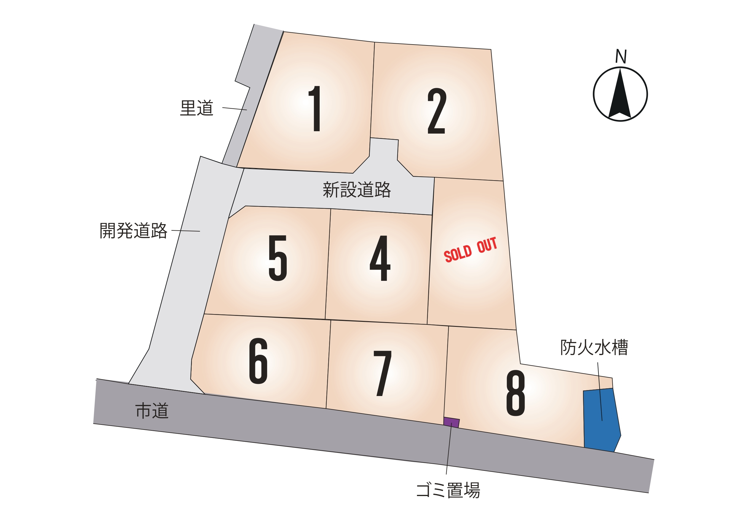 南区 城南町今吉野 全8区画【⑧号地】