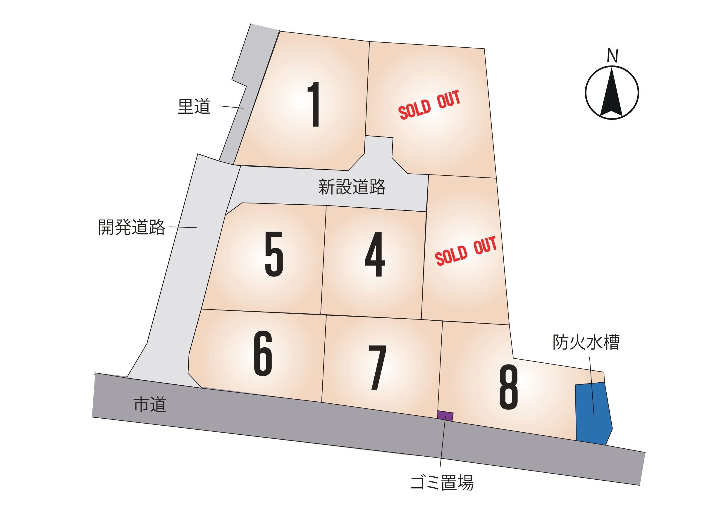 南区 城南町今吉野 全8区画【⑧号地】