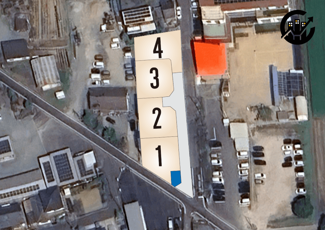 南区 城南町六田 全4区画【④号地】