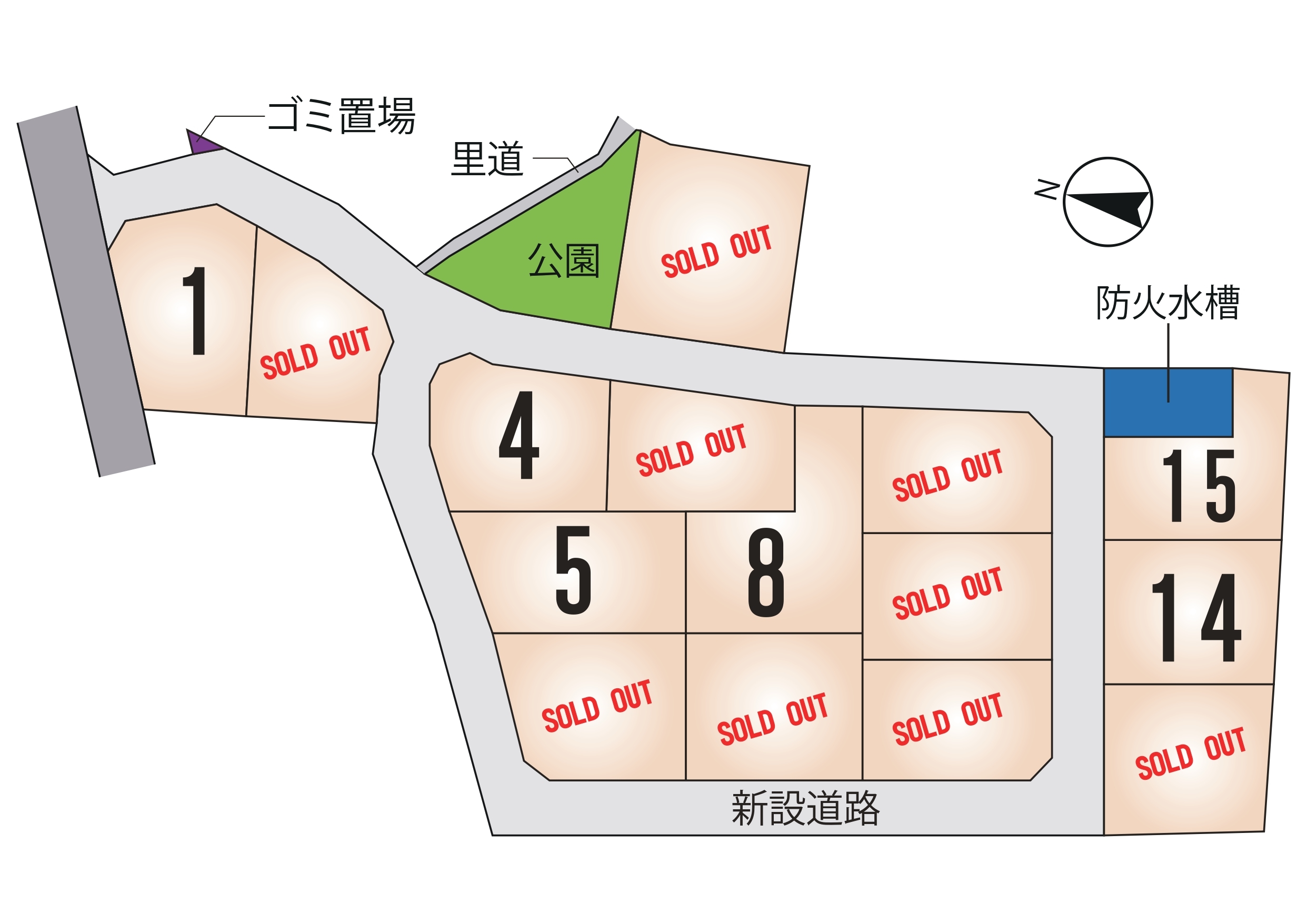東区 画図町下無田 全15区画【⑮号地】