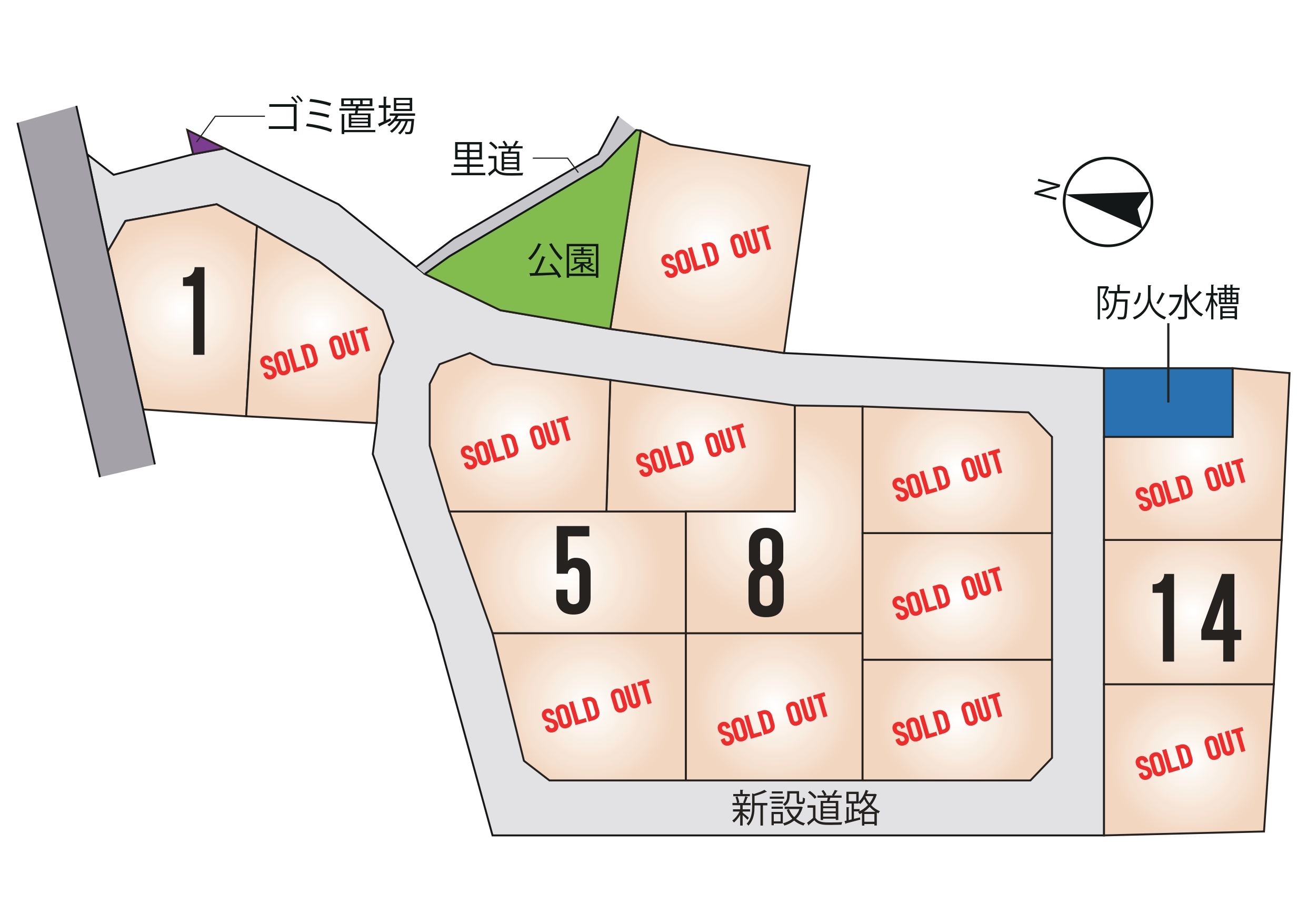 東区 画図町下無田 全15区画【⑭号地】