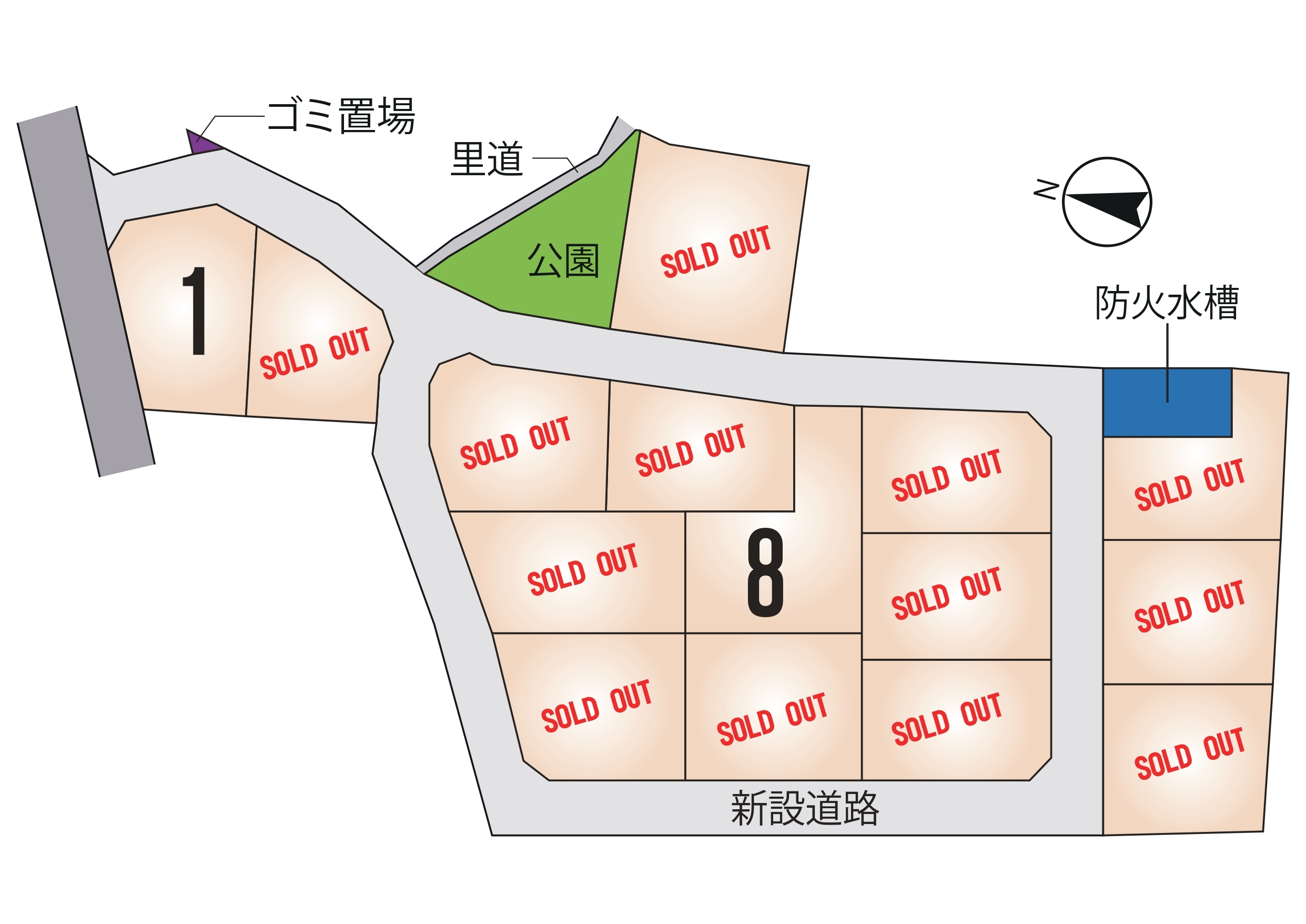 東区 画図町下無田 全15区画【①号地】