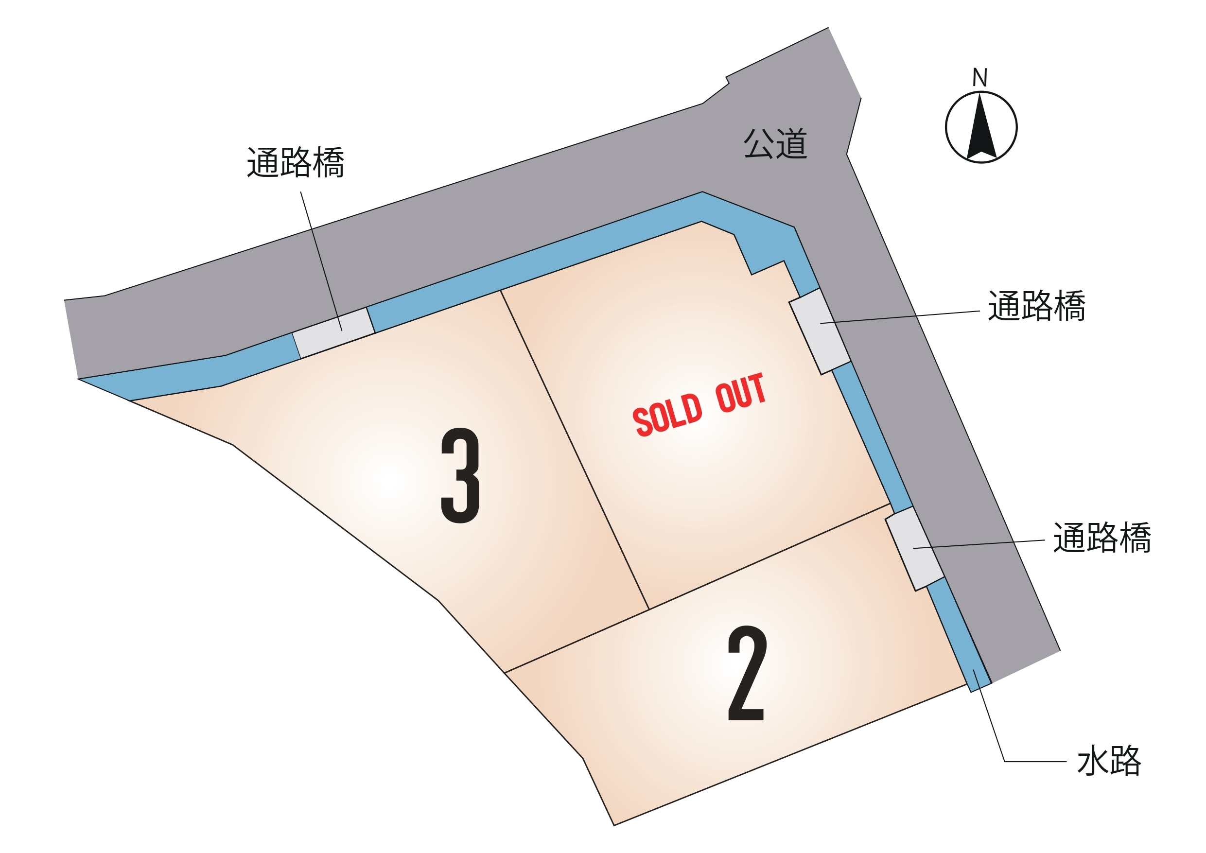 宇城市 松橋町久具 全3区画【②号地】