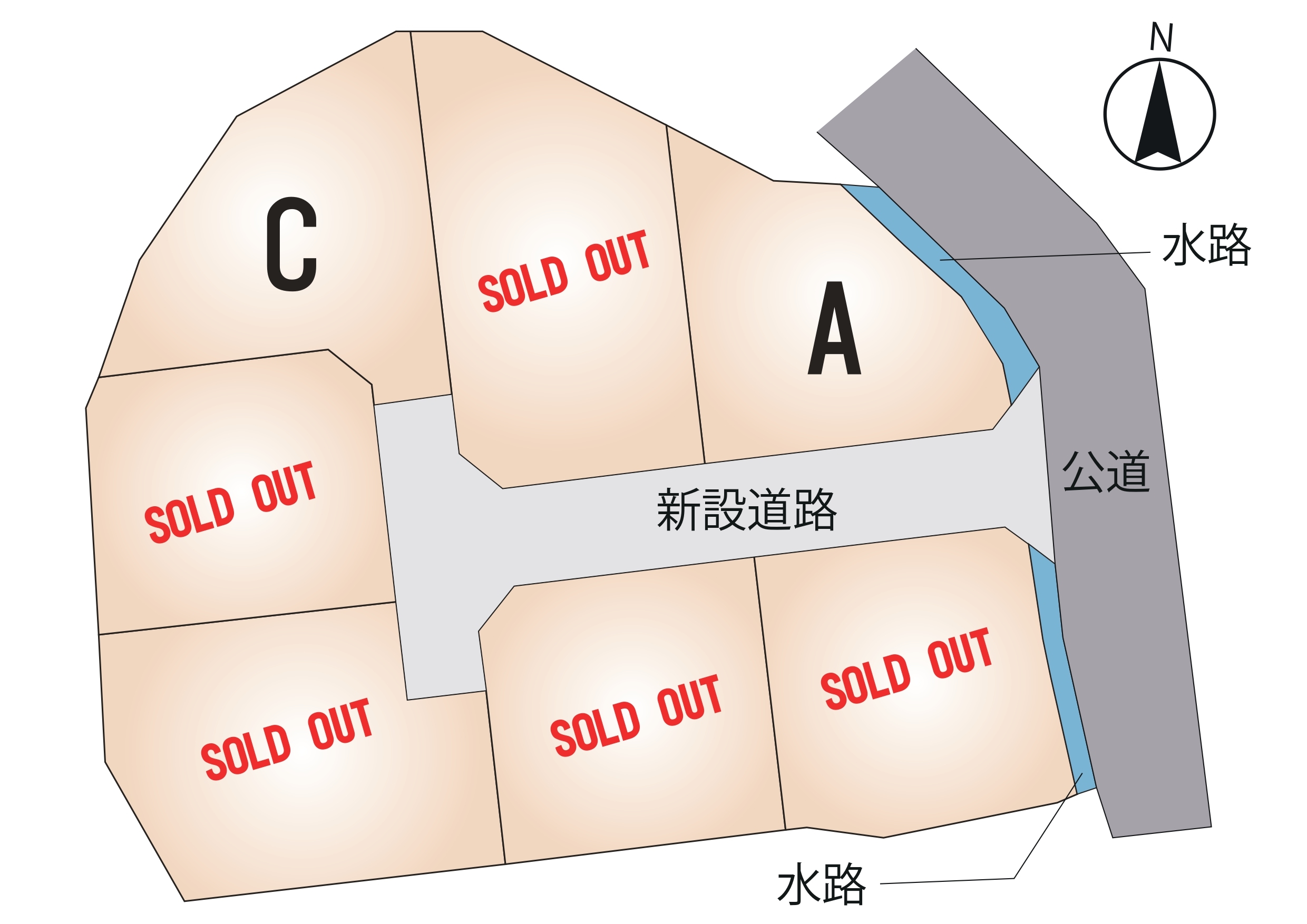 宇城市 松橋町西下郷 全7区画【C号地】