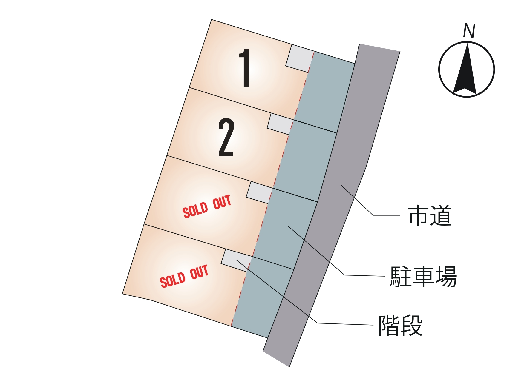 宇城市 松橋町松橋 全4区画【①号地】