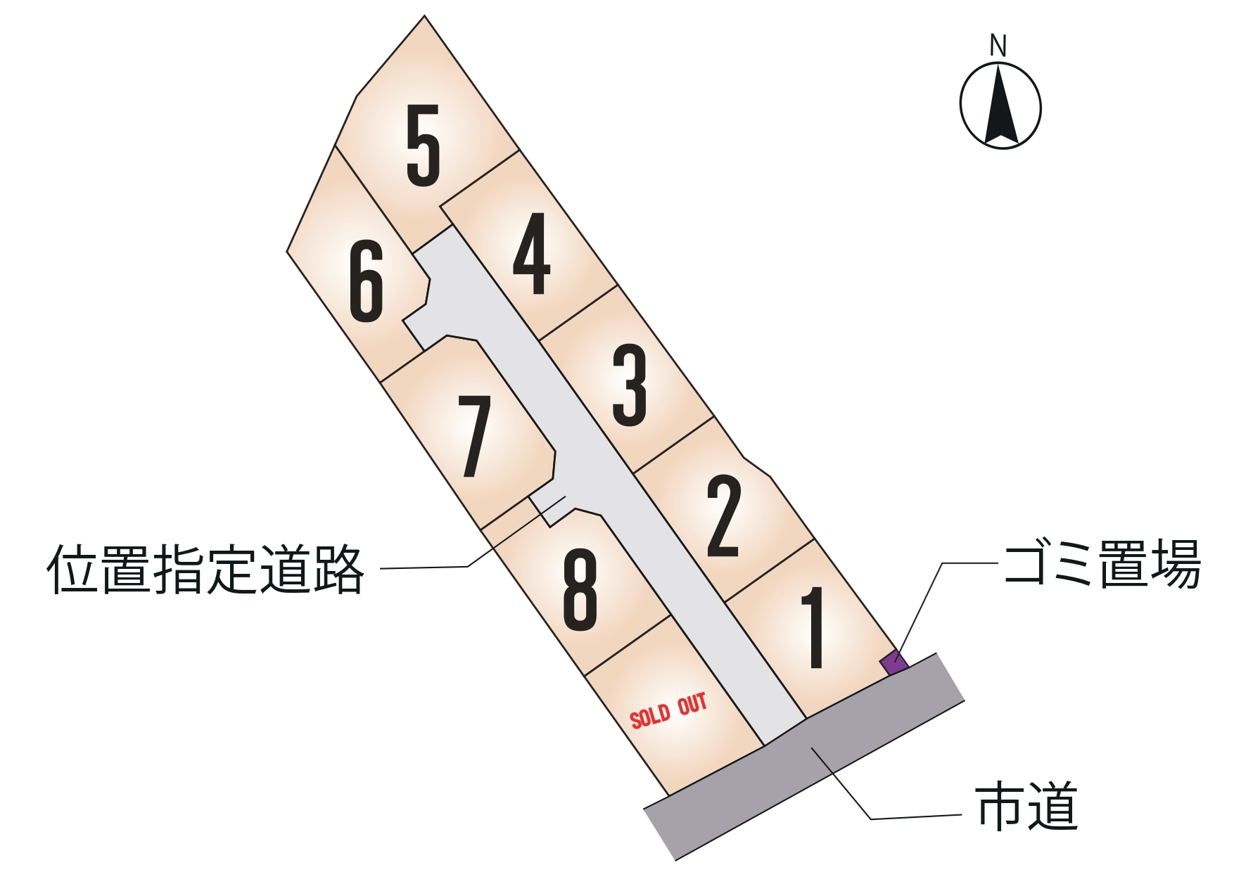 菊池市 今 全9区画【⑥号地】