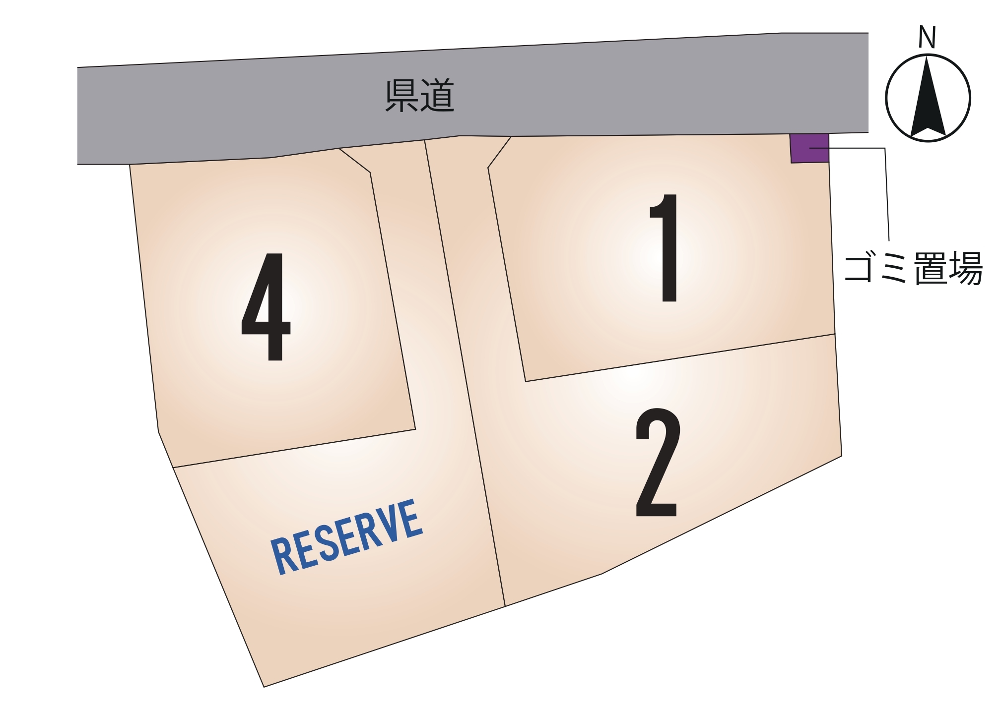 合志市 上庄 全4区画【②号地】
