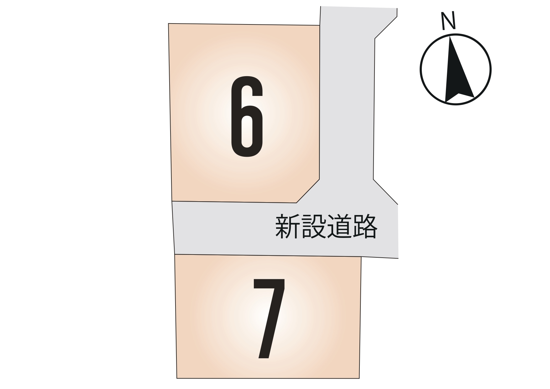 北区 明徳町 全2区画【⑦号地】