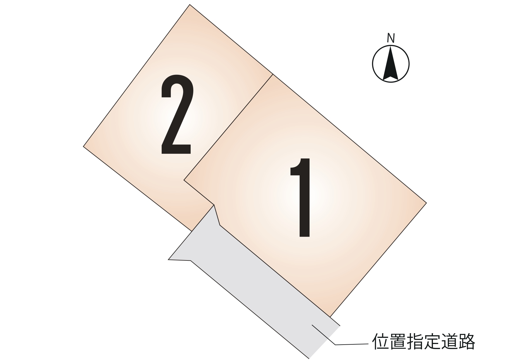 東区 榎町 全2区画【①号地】