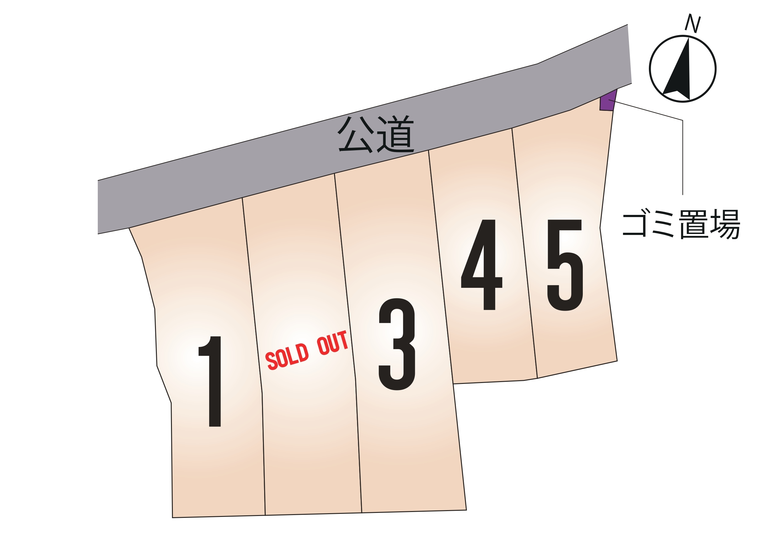 大津町 森 全5区画【①号地】