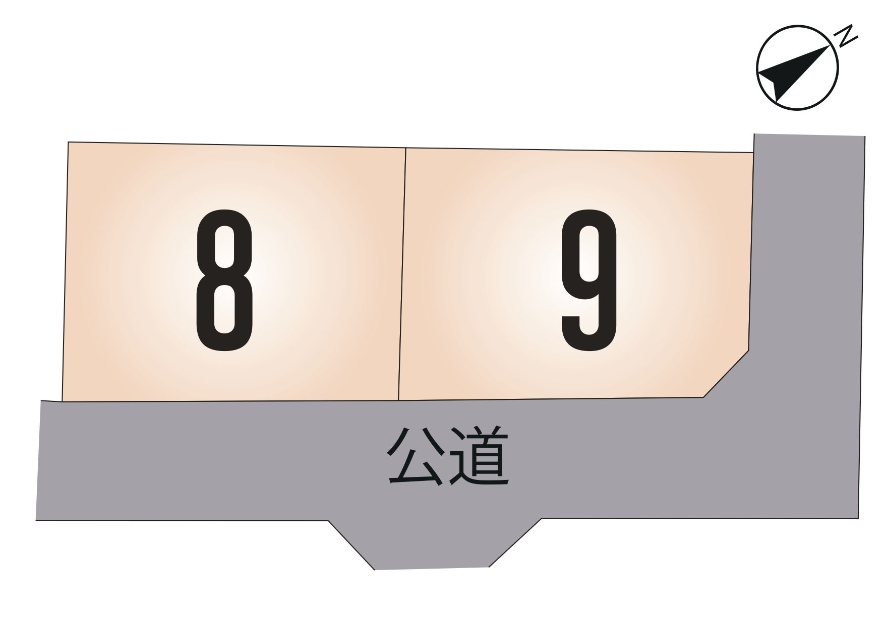 北区 楡木3丁目 全2区画【⑧号地】