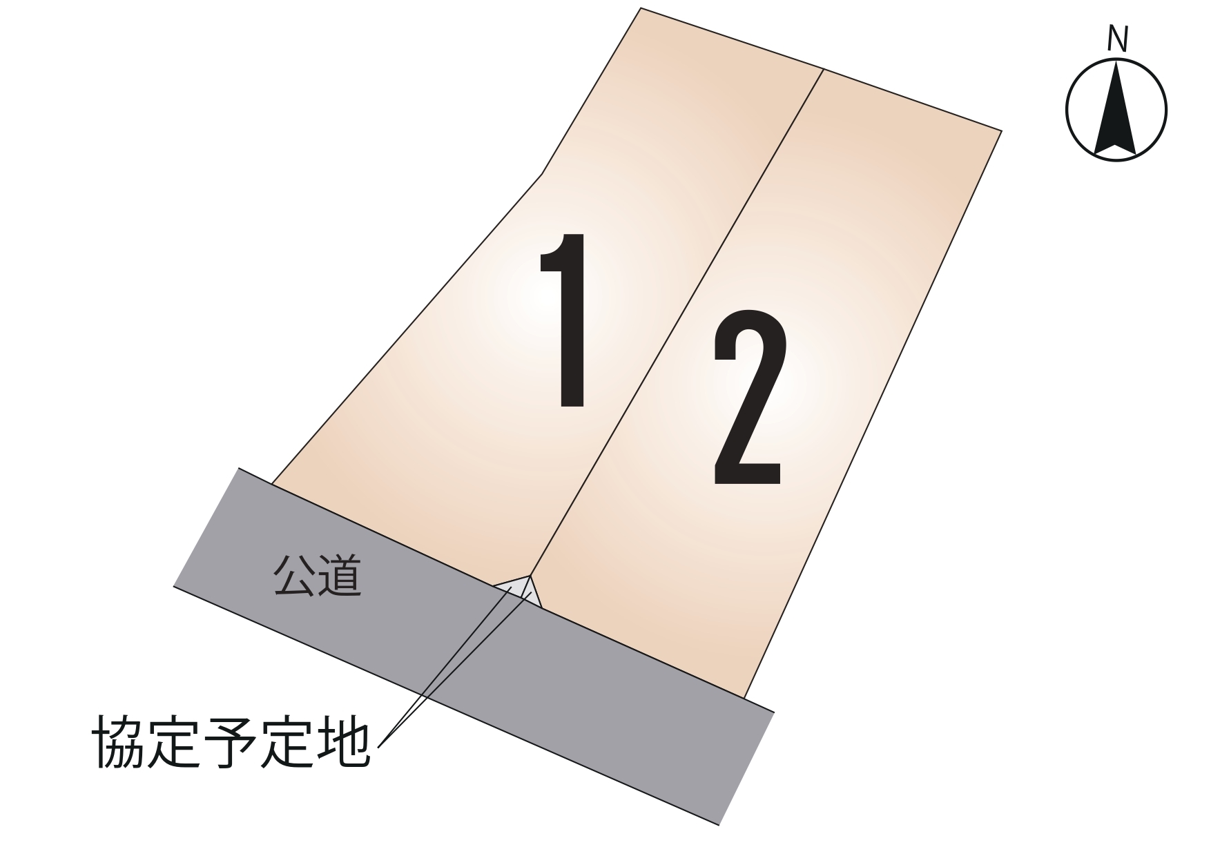 南区 近見2丁目 全2区画【②号地】